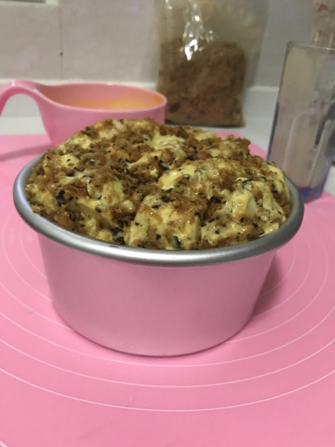 海苔脆肉松手撕面包~