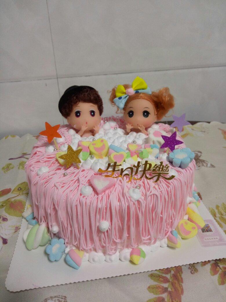 沐浴芭比蛋糕
