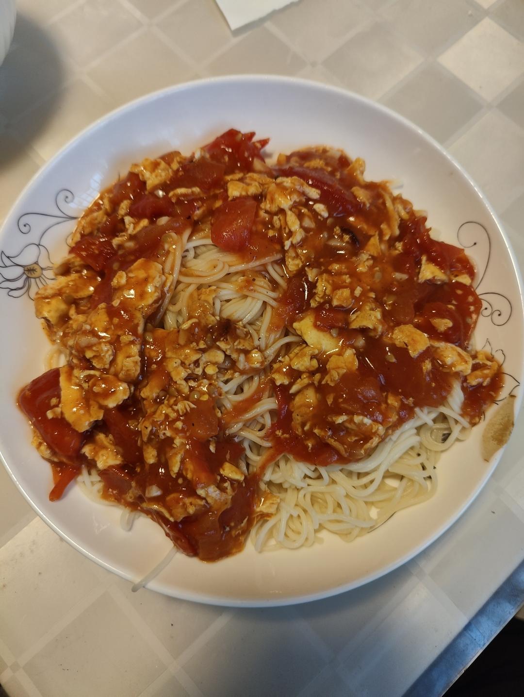 西红柿鸡蛋鸡蛋打卤面