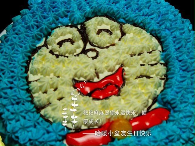 哆啦A梦蛋糕的做法