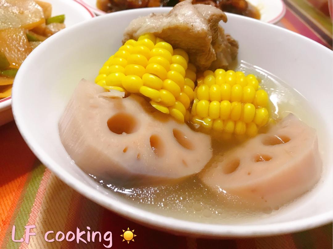 玉米莲藕筒骨汤