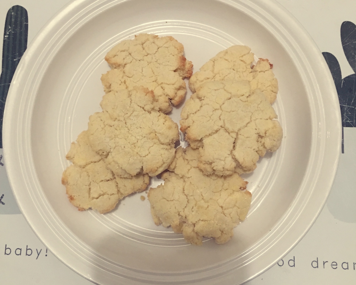 Coconut flour cookies 无麦麸生酮椰子粉小饼干的做法