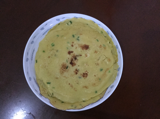 葱花鸡蛋饼