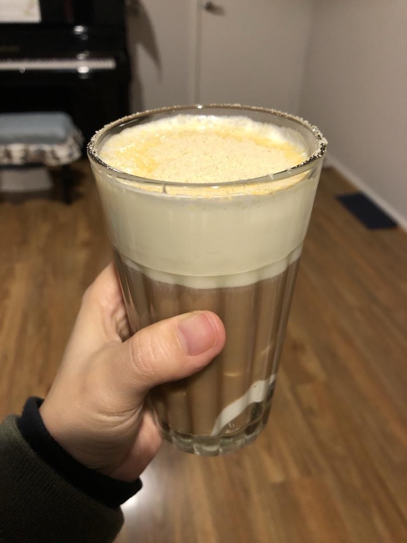 《Tinrry+》半仙豆夫喜茶的热销款奶茶在家自己做！小丸子豆乳奶盖茶