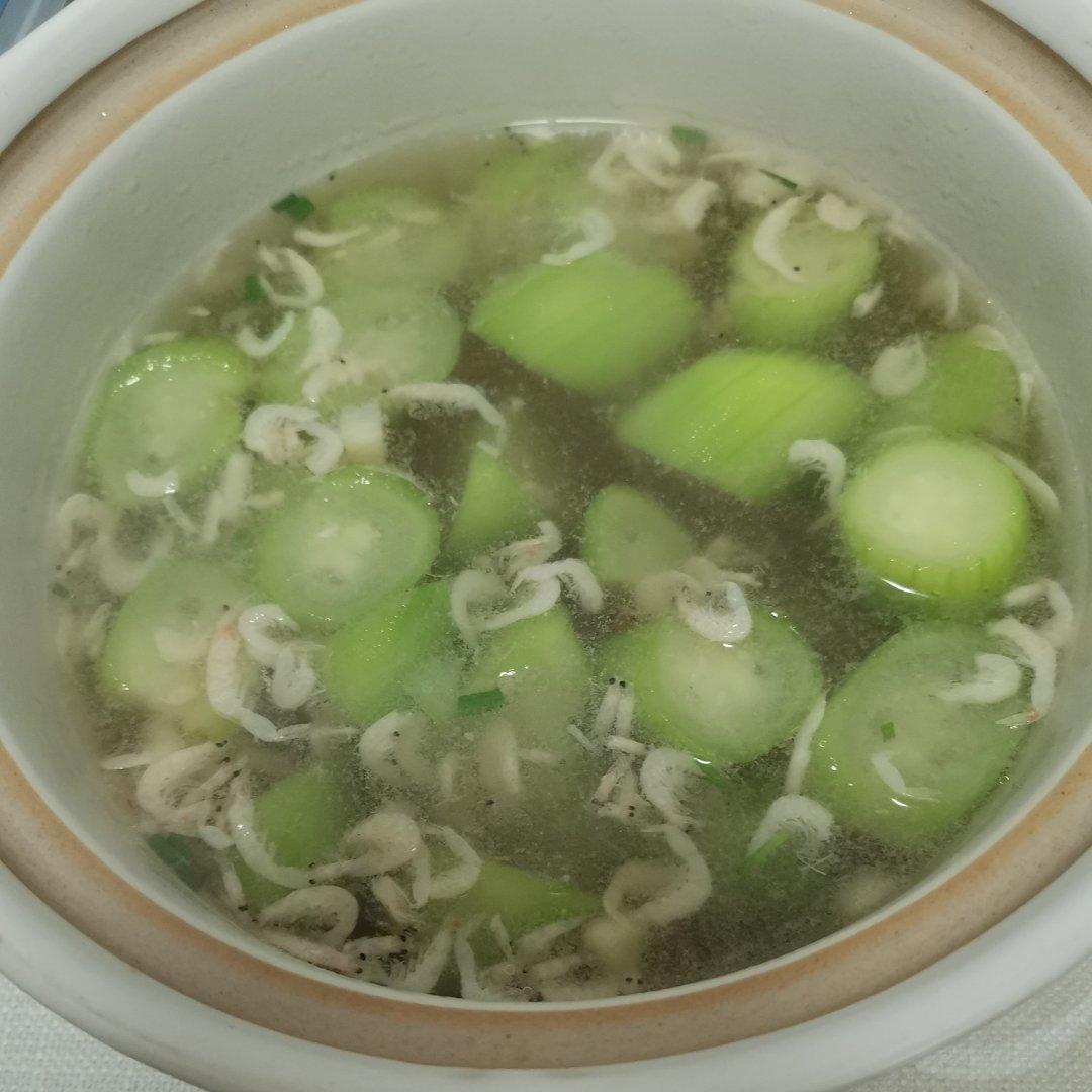 丝瓜虾皮汤
