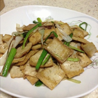 大葱烧豆腐