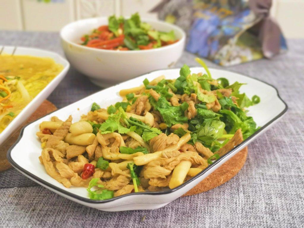 海鲜菇炒肉