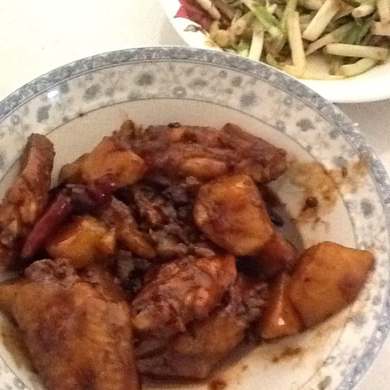土豆炖鸡翅（快手零失败）