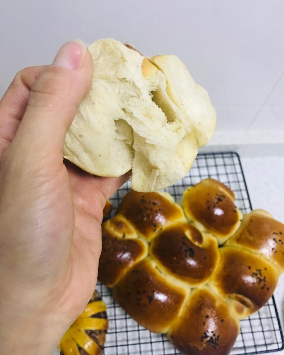 蜂蜜淡奶油面包#美味排包#