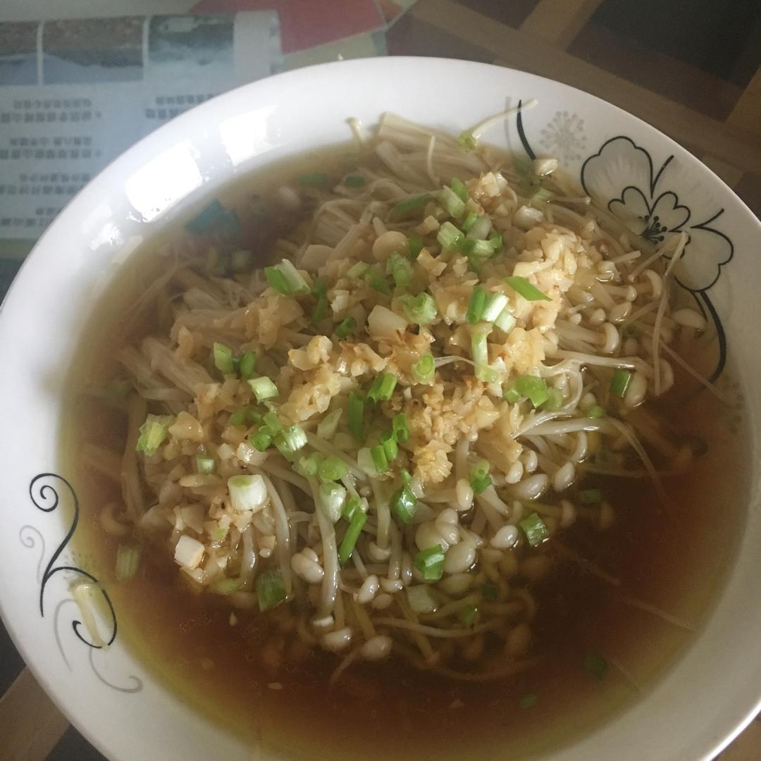 蒜蓉蒸金针菇