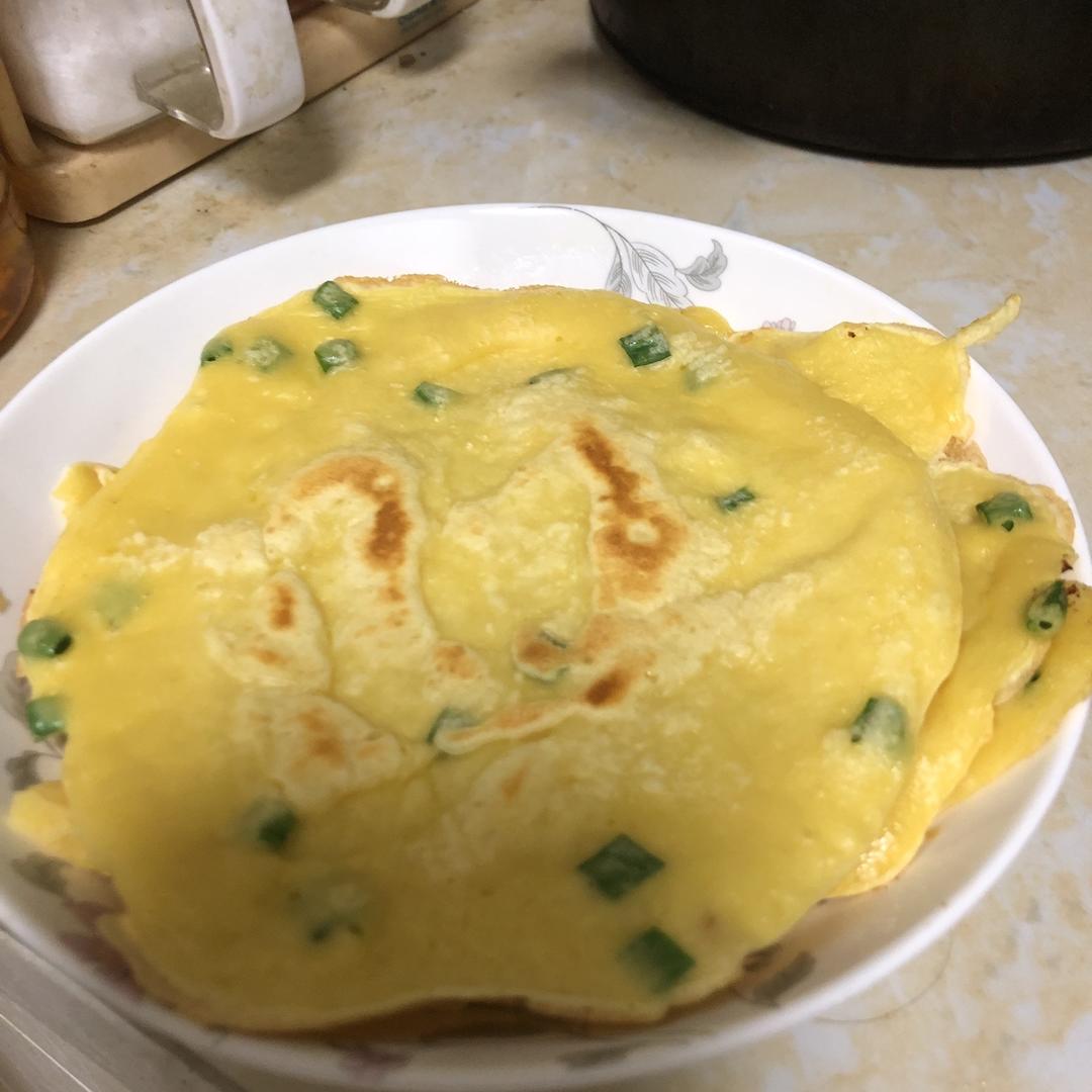快速早餐鸡蛋葱花饼