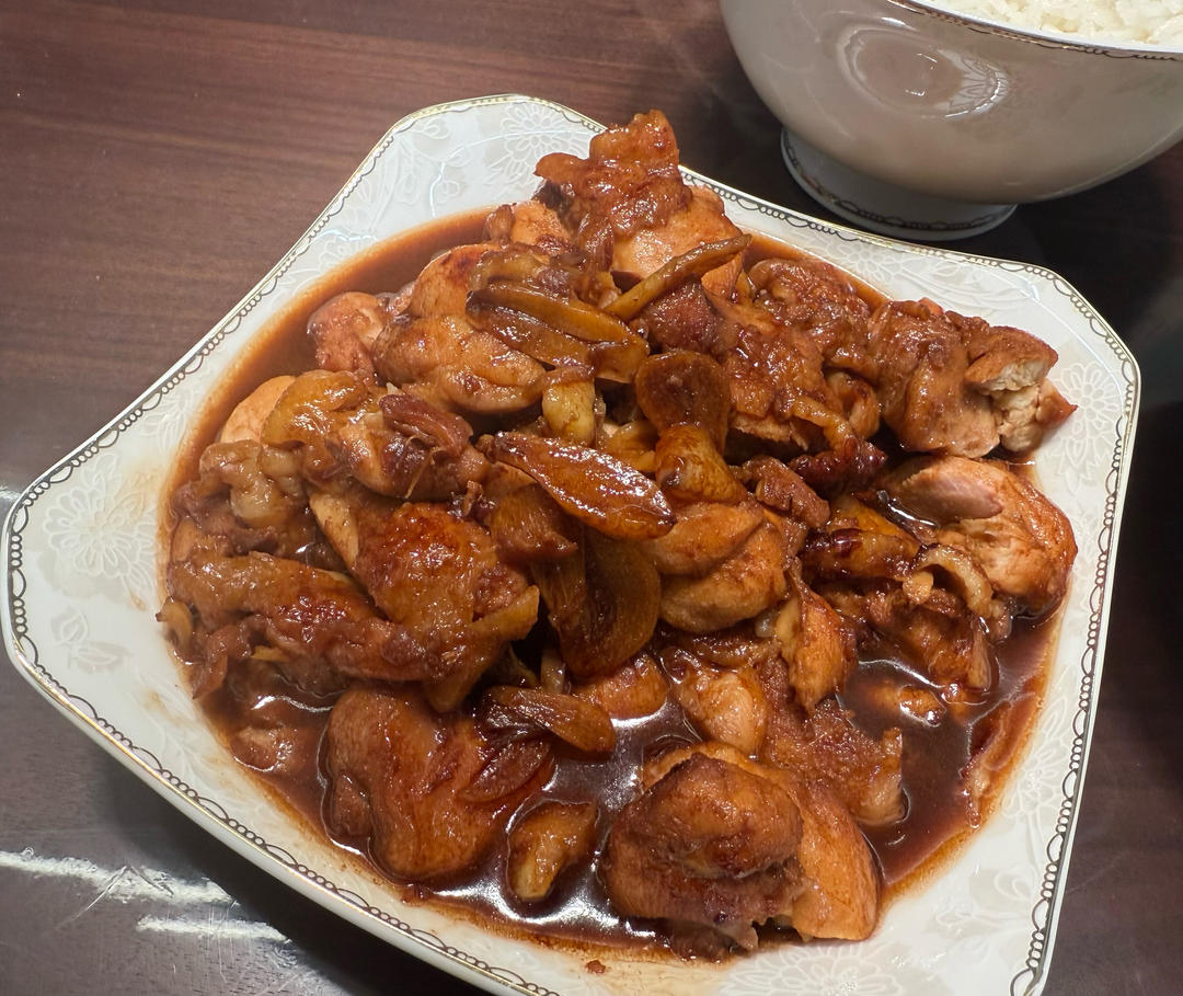 照烧鸡腿饭