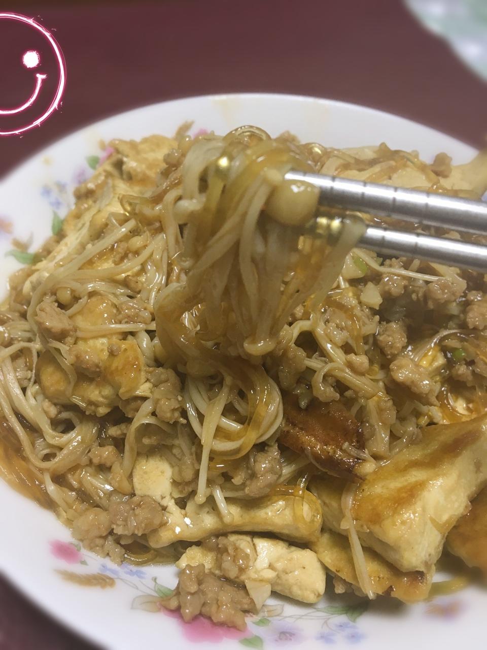 肉末金针菇