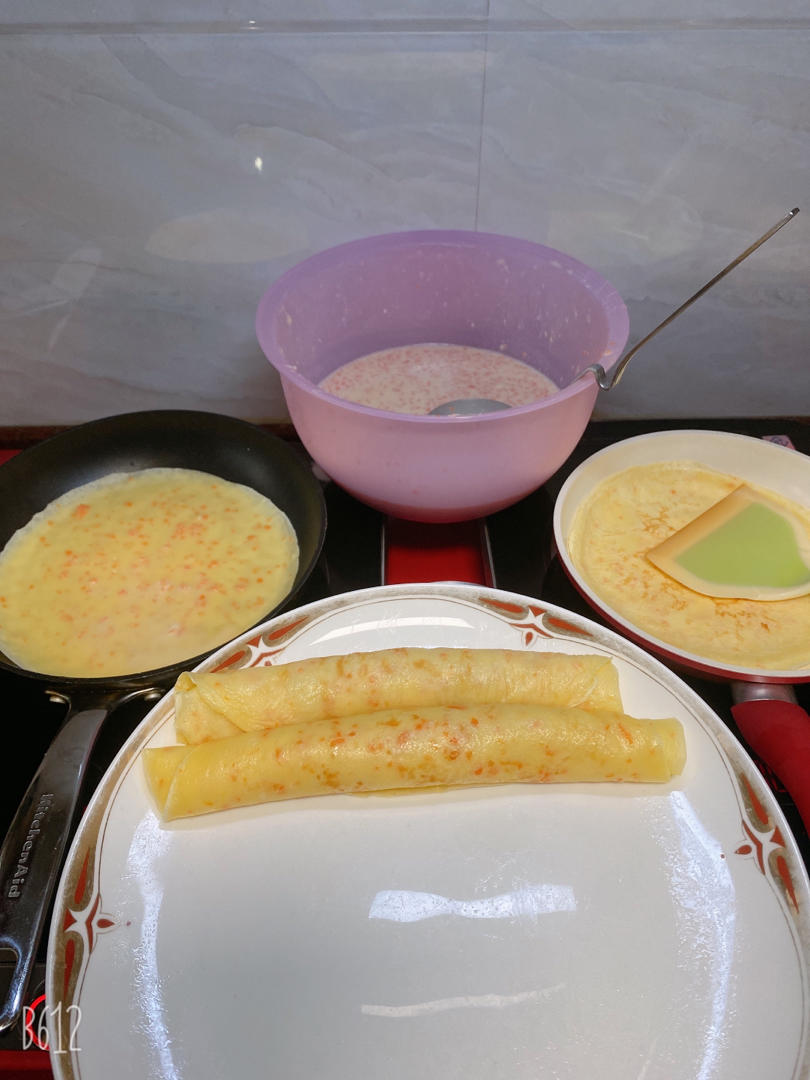 不粘粉，不揉面，5分钟就能搞定的鸡蛋饼