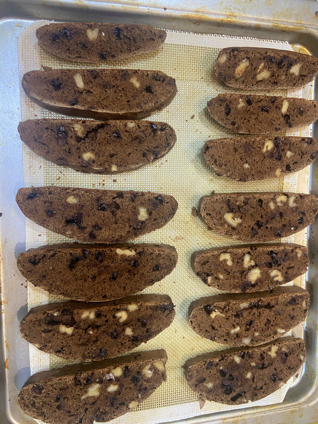 『biscotti 』可可咖啡核桃意式脆饼 无油