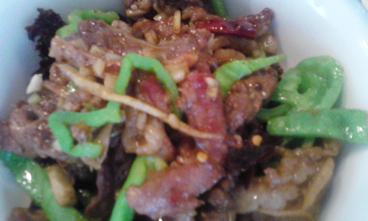 小炒牛肉