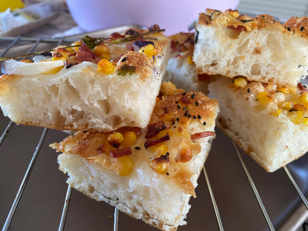 『研究了2年的完美食谱』最简单的免揉佛卡夏