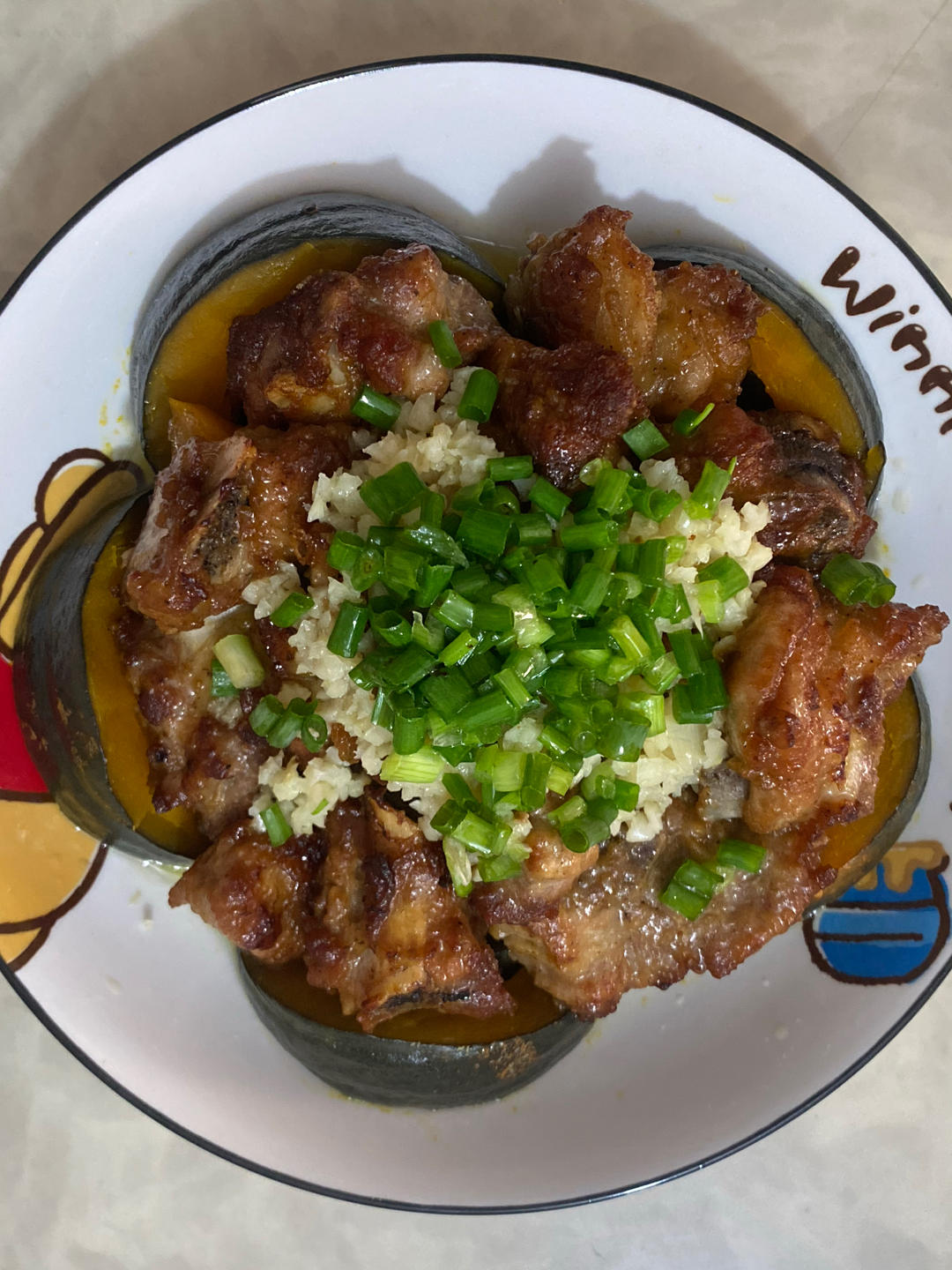 中式-贝贝南瓜蒸排骨