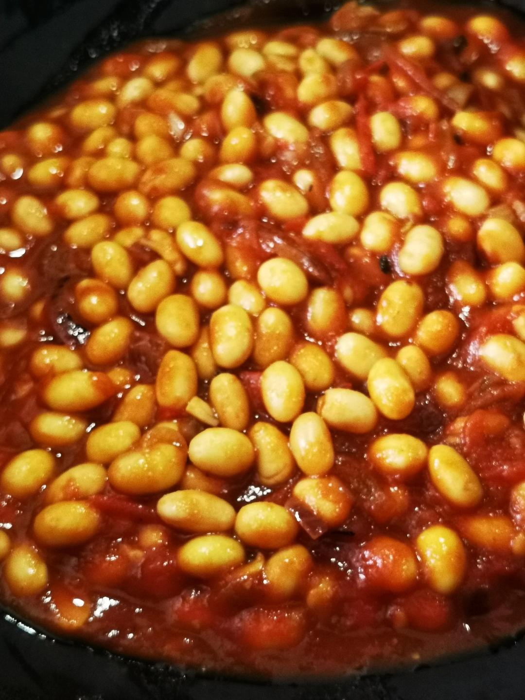 传统英式茄汁黄豆—英式早餐Baked beans