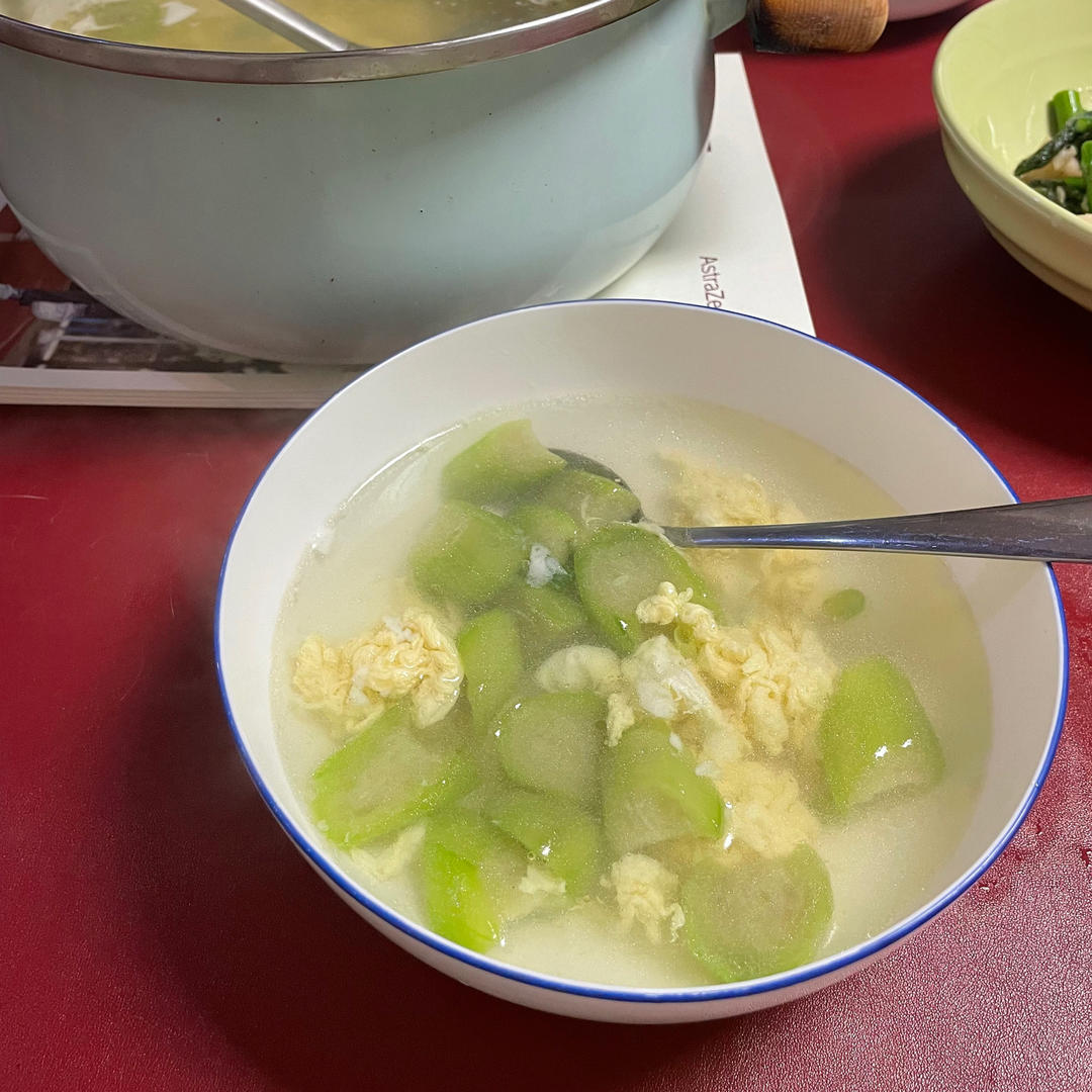 丝瓜蛋花汤