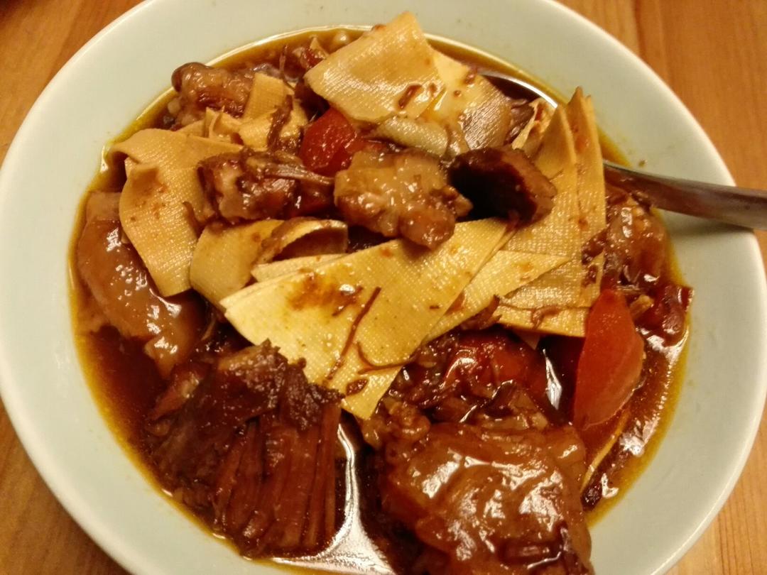 番茄牛筋锅【曼达小馆】2017年夜饭