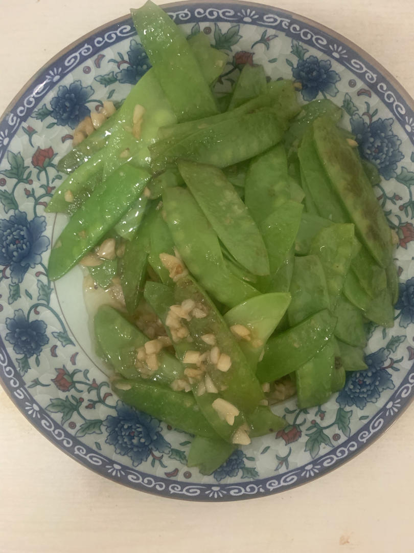蒜蓉清炒荷兰豆，简单好做又好吃