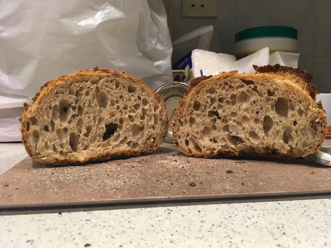 视频教程 天然酵种欧包 基础配方＆制作流程