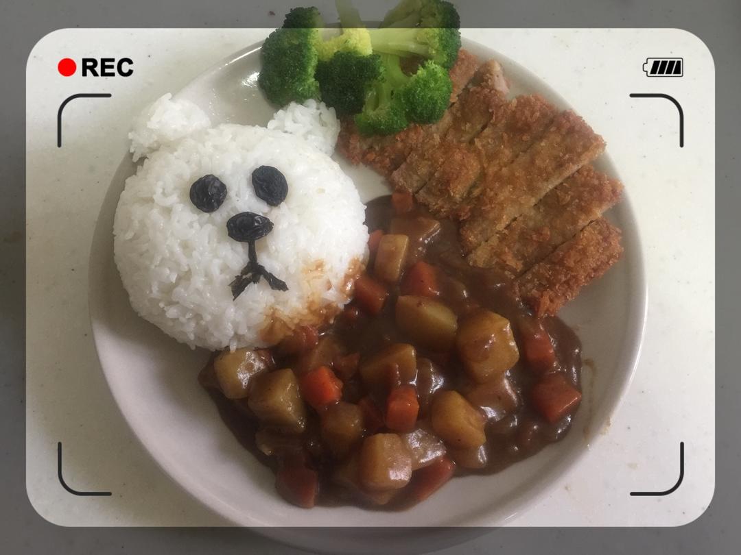咖喱猪扒饭