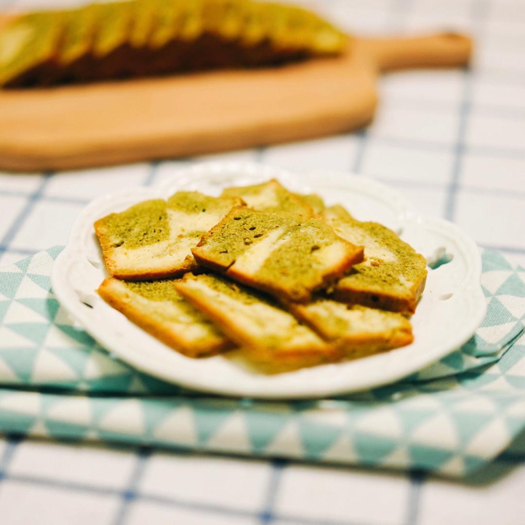 抹茶大理石磅蛋糕