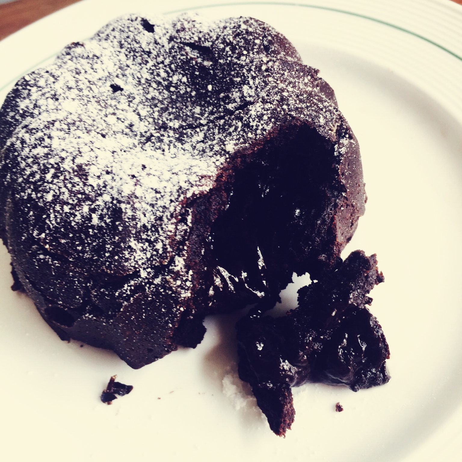 巧克力熔岩蛋糕(全图文超简单)