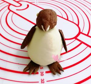 奶香小企鹅馒头的做法 步骤13