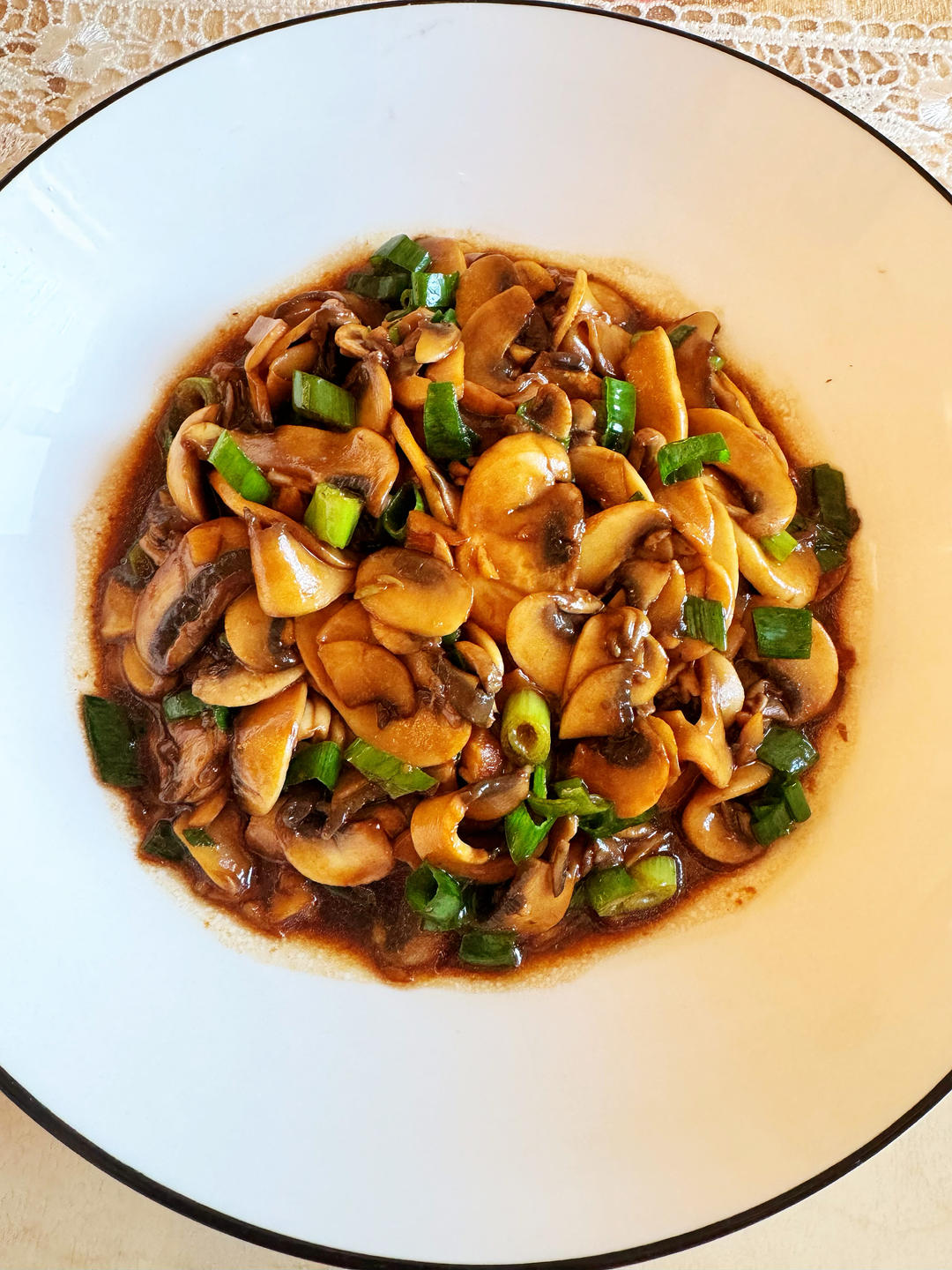 下饭菜蚝油炒口蘑