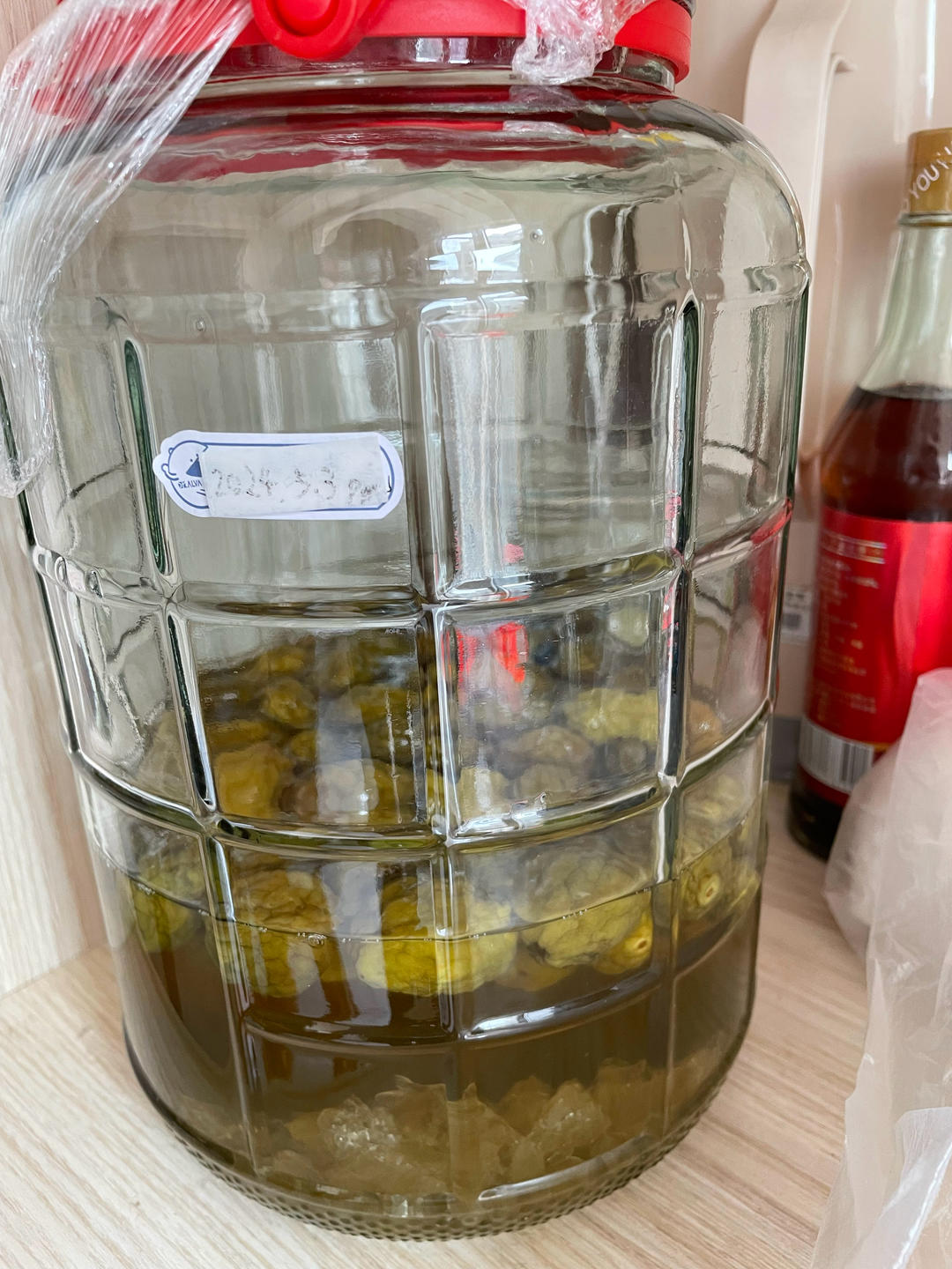 青梅露，酿梅子露过程记录(不起泡不发酵)