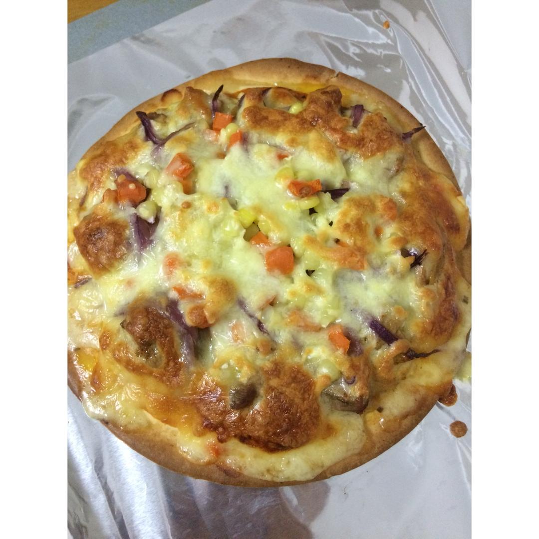 奥尔良烤鸡肉披萨