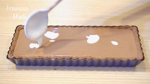 【视频】大理石纹 巧克力慕斯塔的做法 步骤14