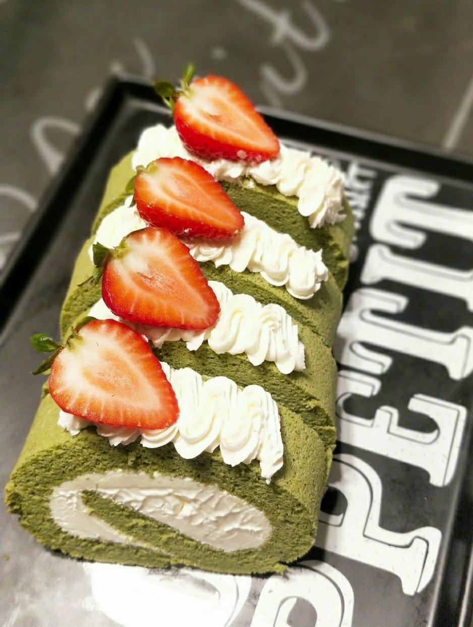 烫面抹茶蛋糕卷（卷不易裂）