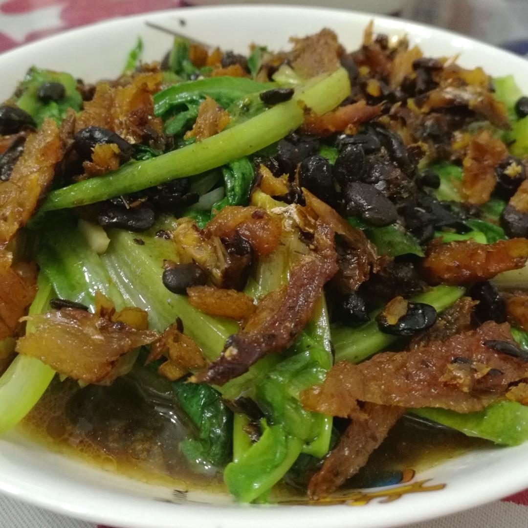 豆豉鲮鱼油麦菜