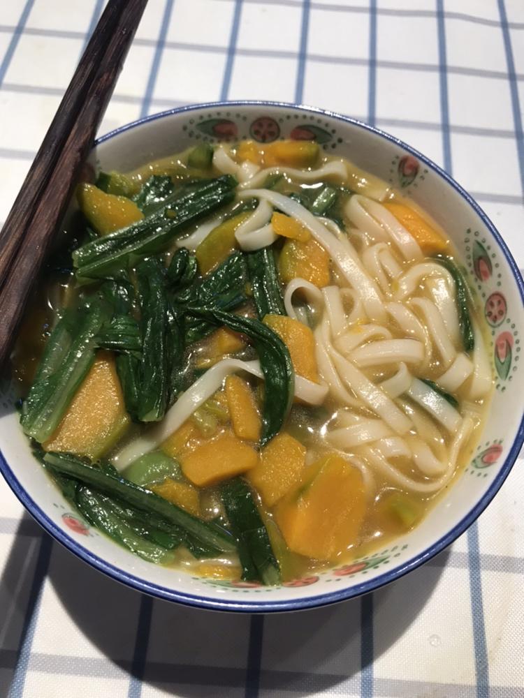 南瓜原汤面