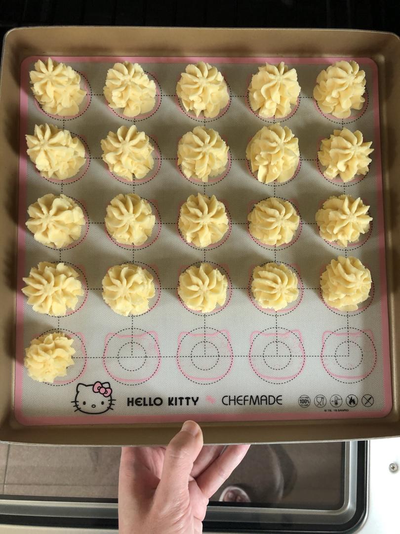 (珍妮曲奇+网红曲奇)咖啡小花配方/烘焙视频饼干篇2