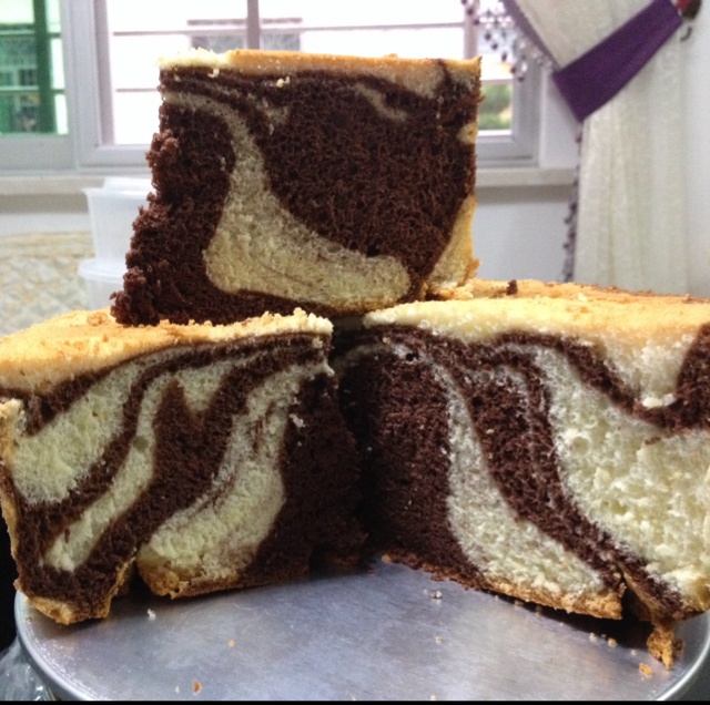 斑马纹戚风蛋糕