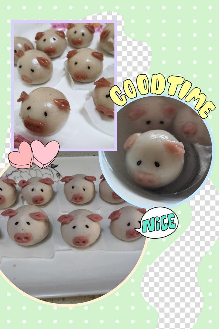 猪猪🐷黑芝麻核桃馅大汤圆