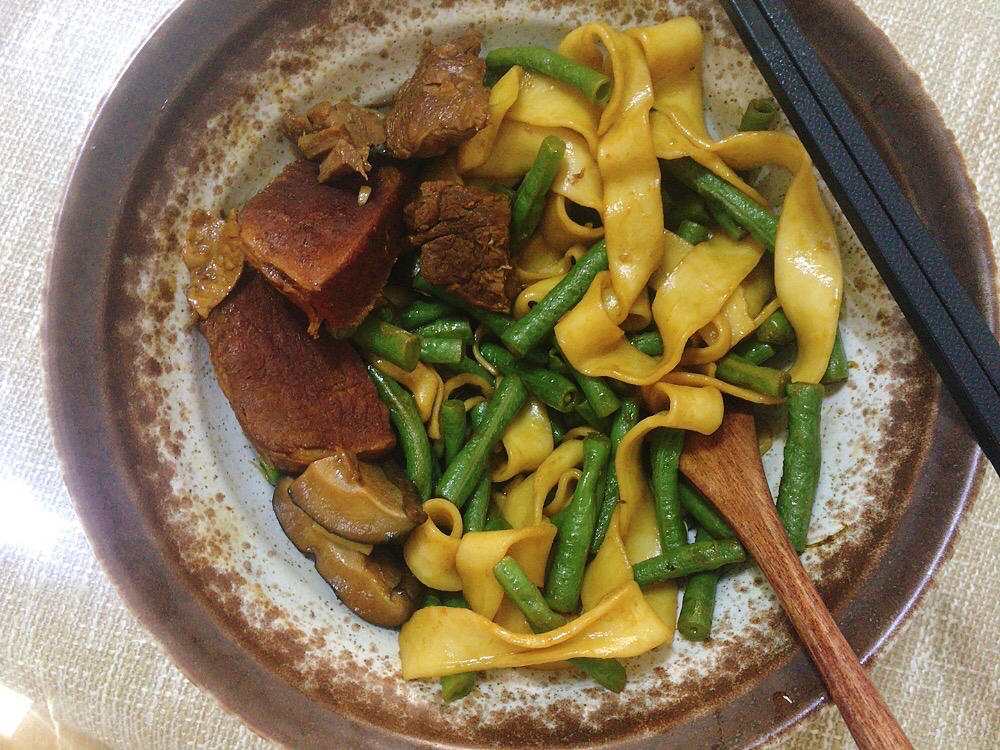 豆角焖面
