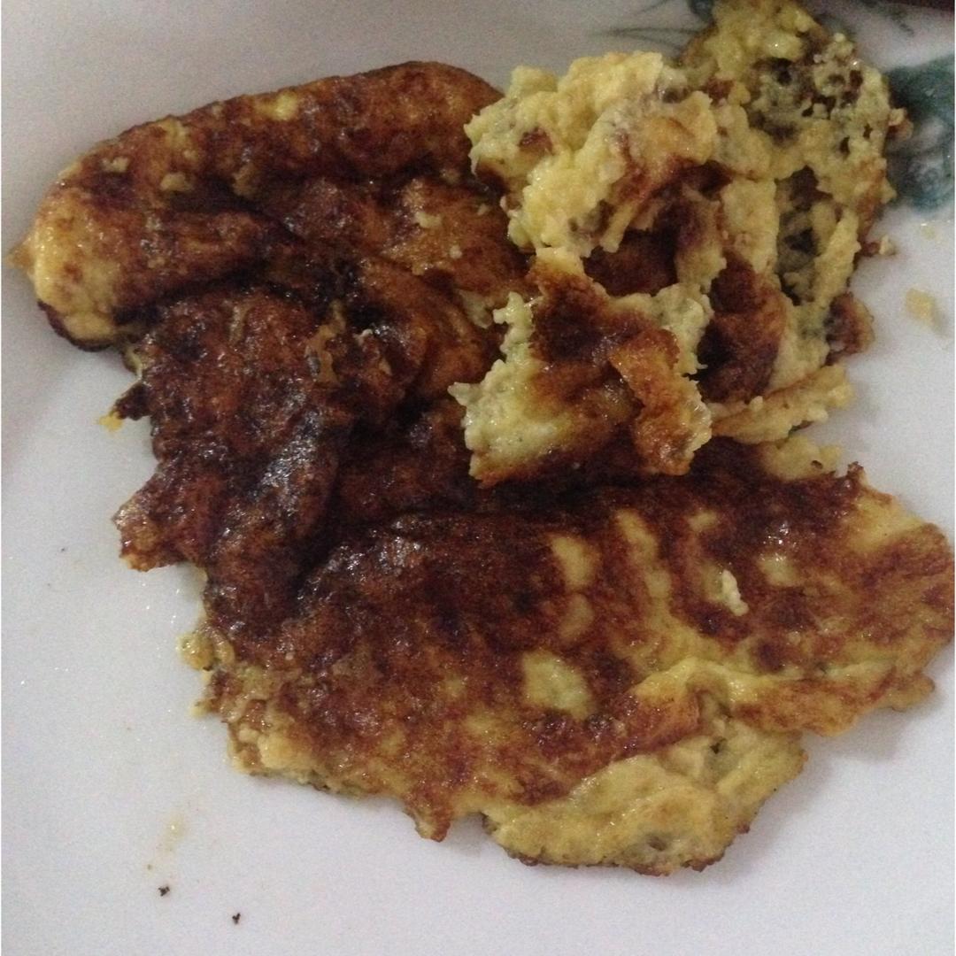 玉米面鸡蛋饼