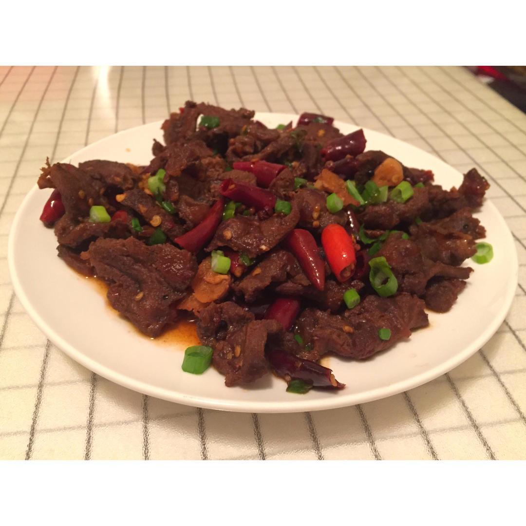 正宗湖南麻辣牛肉～