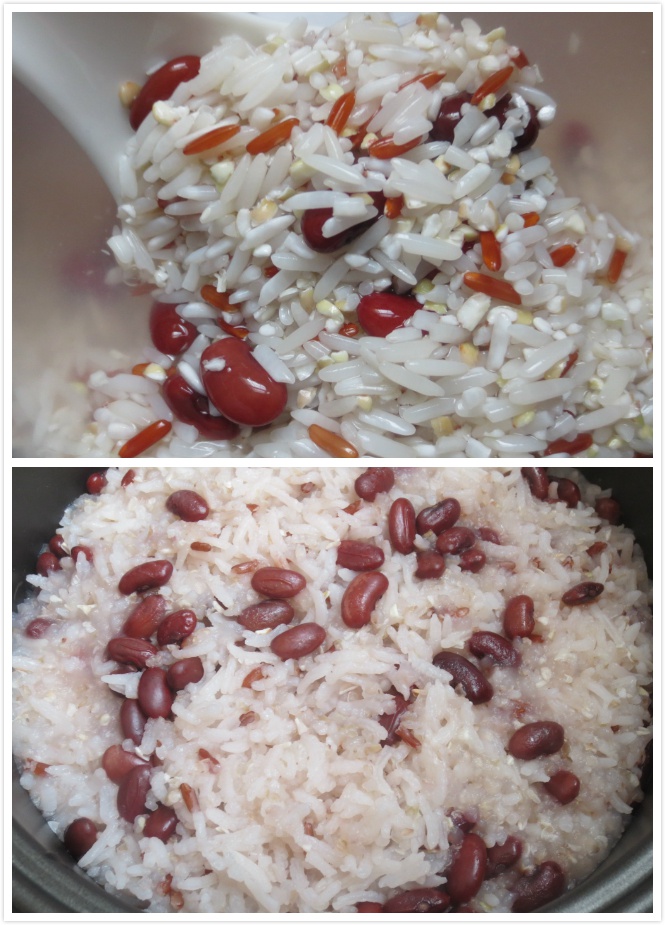蜂蜜四叶草做的红豆饭