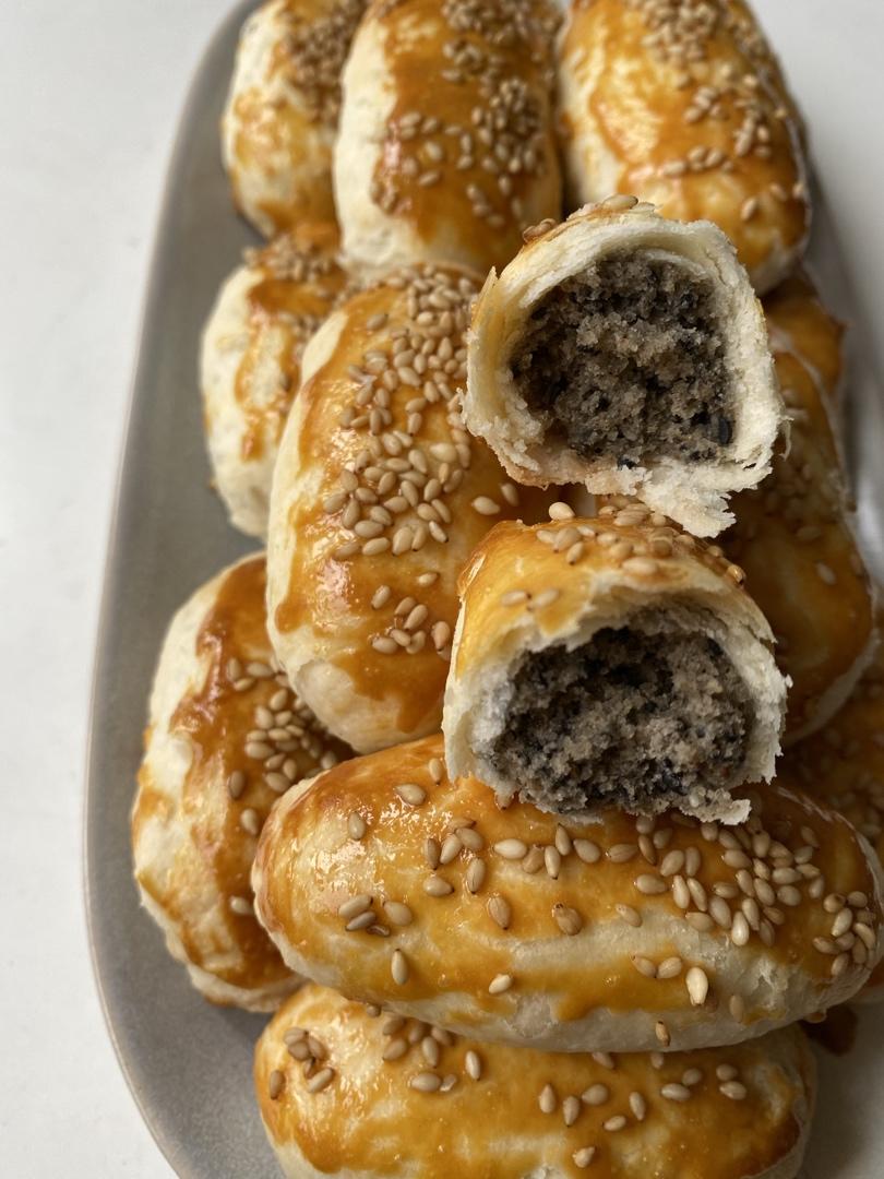 芝麻椒盐牛舌饼（北京小吃）