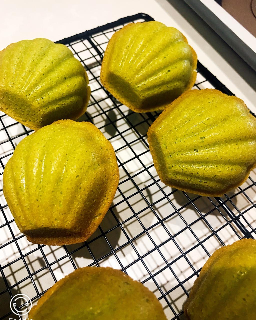 钱宁宁的菜单做的抹茶玛德琳