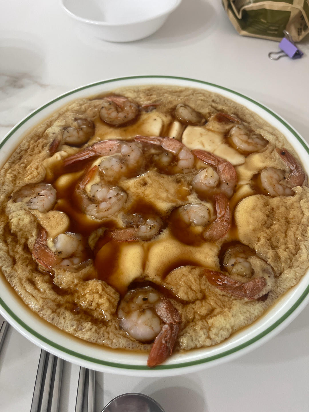 新的一年就要蒸蒸日上🔥玉子豆腐虾仁蒸蛋