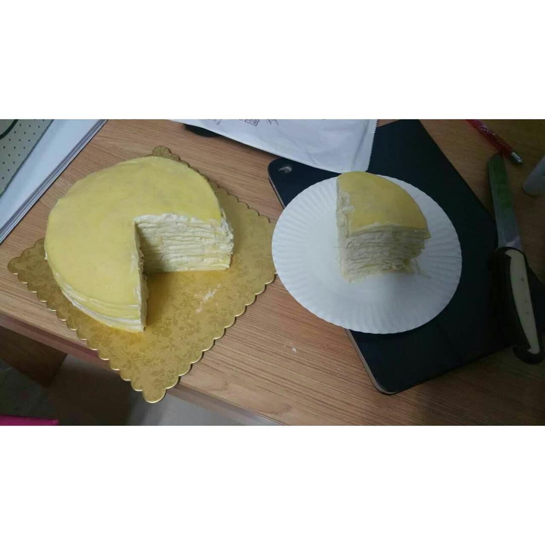 榴莲千层蛋糕（简单易成功）