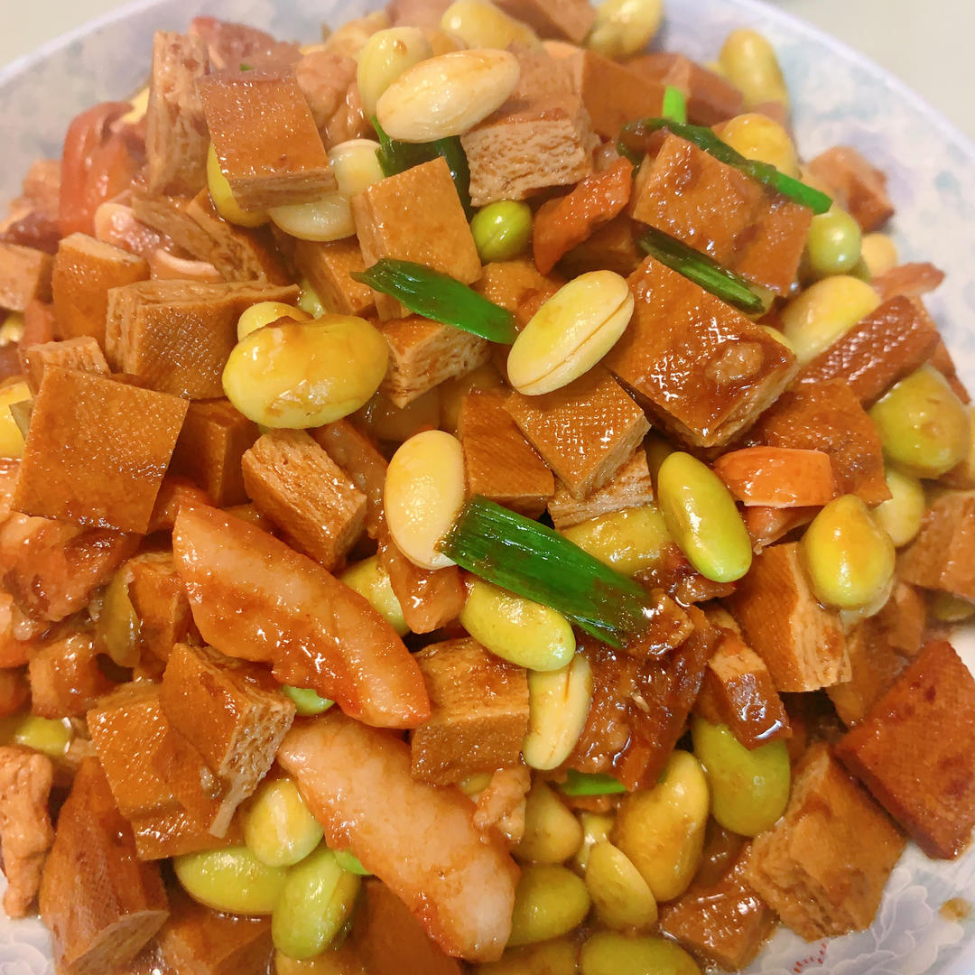 毛豆炒香干｜家常小炒